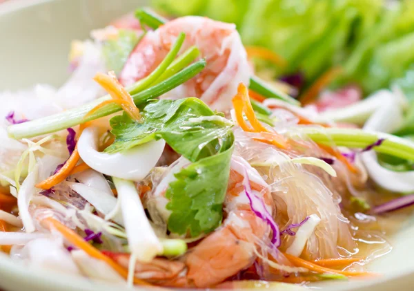 Glas noodle salade — Stockfoto