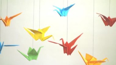 Origami origami sanatı vinç