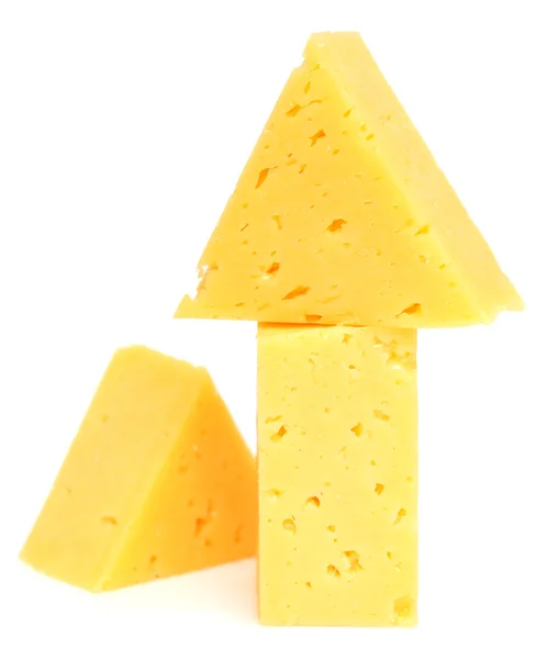Beyaz peynir küpleri — Stok fotoğraf