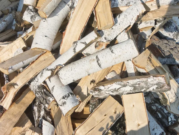 Pile of firewood — Stock Photo, Image