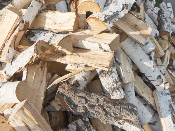 Pile of firewood — Stock Photo, Image