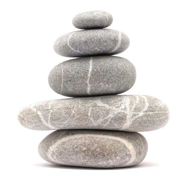 Balancing pebble tower — Stock Photo, Image