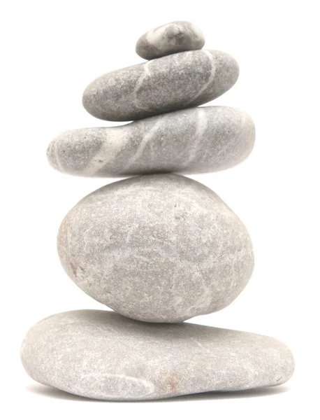 Balancing pebble tower — Stock Photo, Image