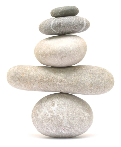 Balancing stone tower Stock Photo