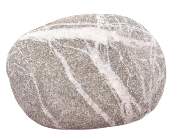 Pebble on white — Stock Photo, Image