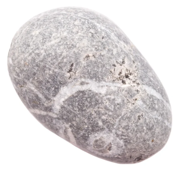 Pebble on white — Stock Photo, Image