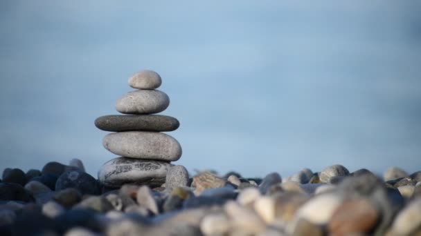 Pebble toren closeup Rechtenvrije Stockvideo's