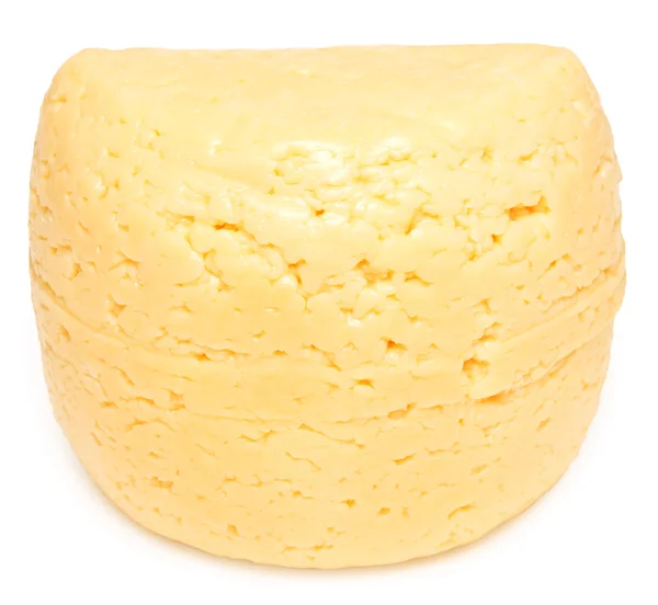 Сыр на белом — стоковое фото