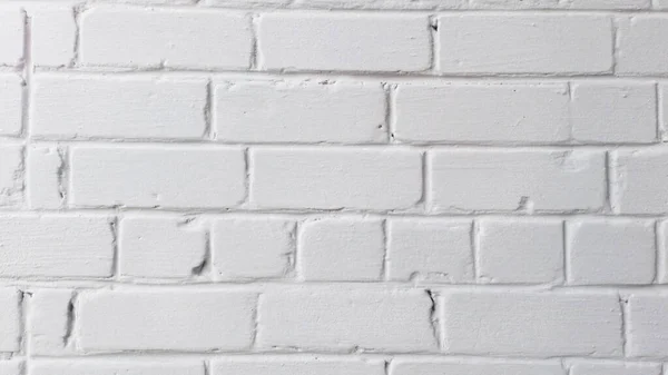 Bílá Cihlová Zeď Jako Pozadí — Stock fotografie