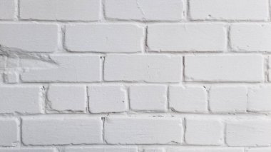 Arkaplan olarak beyaz tuğla duvar