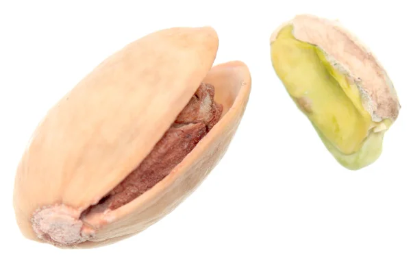 Pistachio Geïsoleerd Witte Achtergrond — Stockfoto