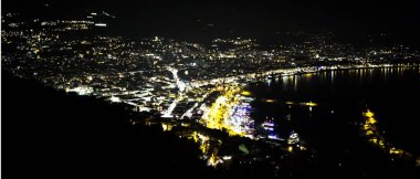 Gece manzarası Alanya, Türkiye