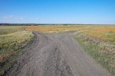 Çatal yollu manzara