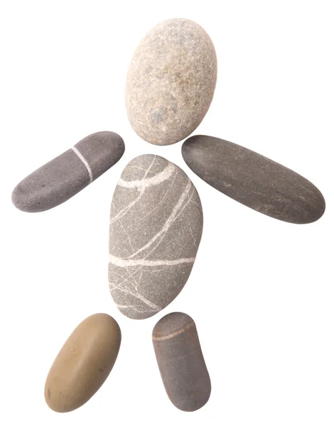 Pebble man — Stockfoto