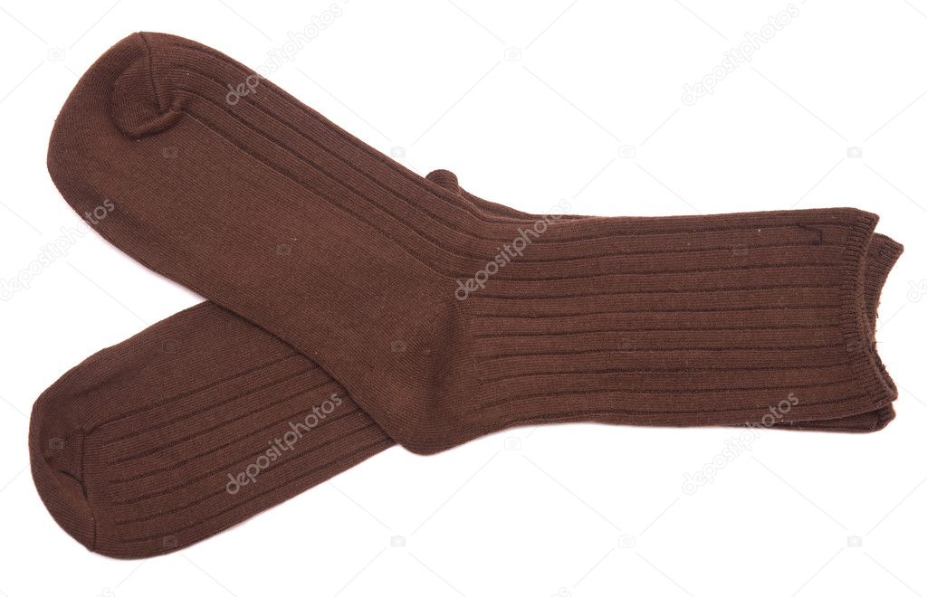 brown socks