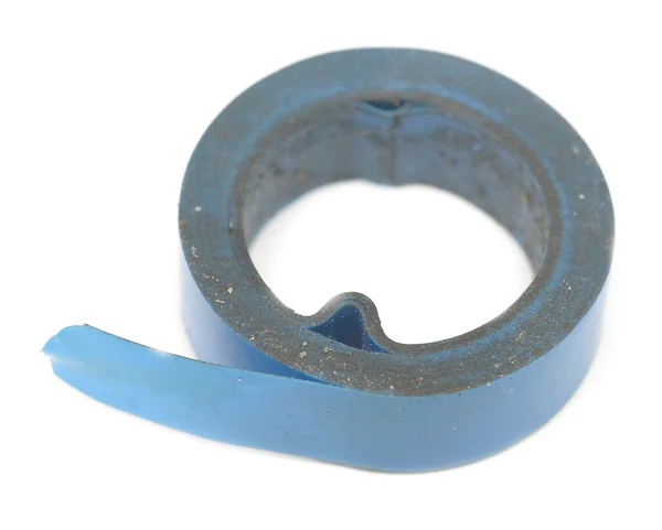 Blue electrical tape — Stock Photo, Image