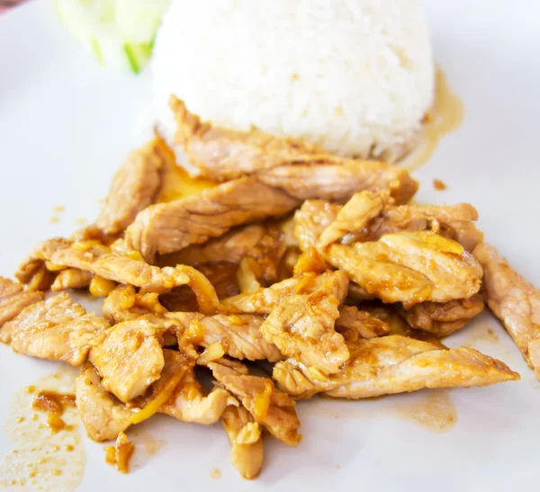 Carne frita — Foto de Stock