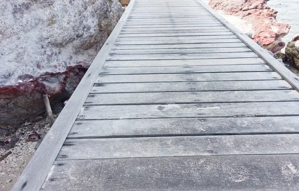 Puente de madera — Foto de Stock