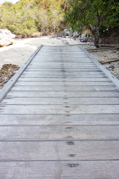 Ponte de madeira — Fotografia de Stock