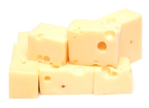 Cheese cubes — Stock Photo, Image