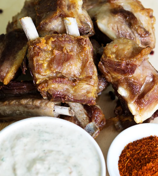 Costillas con salsa — Foto de Stock