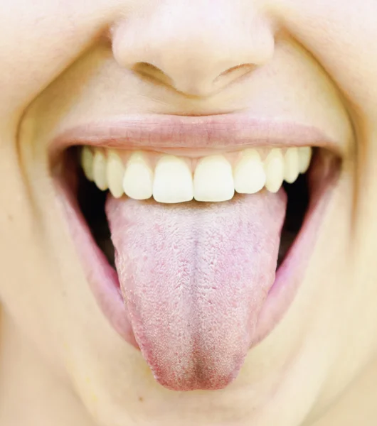 健康的舌头 — 图库照片