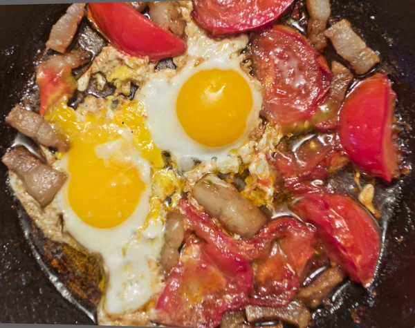 Fryed vejce — Stock fotografie