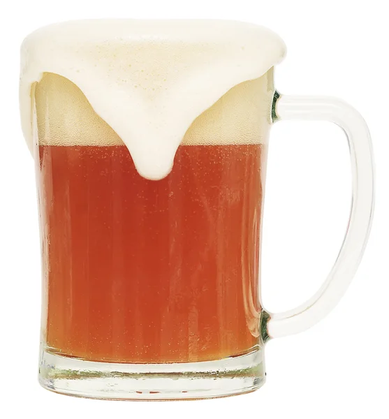 Beer on white — Stock Photo, Image