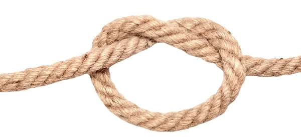 Rope on white — Stock Photo, Image
