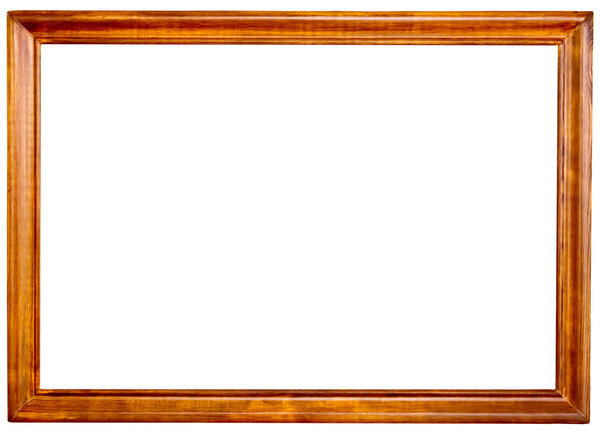 golden frame on white