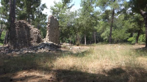 Antigua ciudad de Phaselis, Turquía — Vídeos de Stock