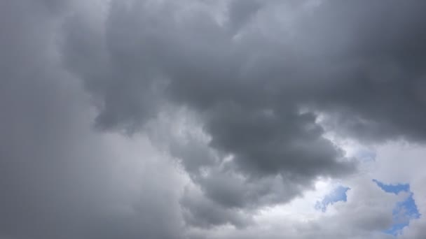 Obloha s deštivých mraků. Timelapse — Stock video