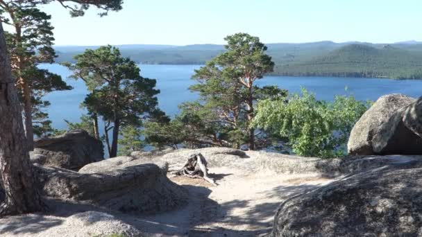 Borovoe Burabay, der Nationalpark in Kasachstan — Stockvideo