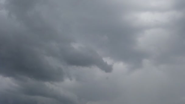 Ciel avec nuages pluvieux. Timelapse. Vidéo De Stock