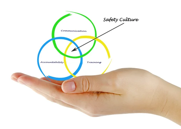 Güvenlik kültürünün diyagramı — Stok fotoğraf