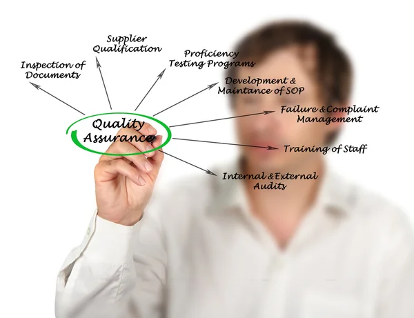 Diagram of Quality Assurance — Stock Photo, Image