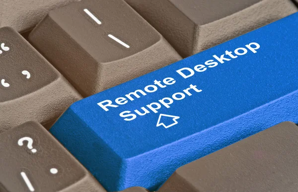 Schlüssel für Remote Desktop Support — Stockfoto