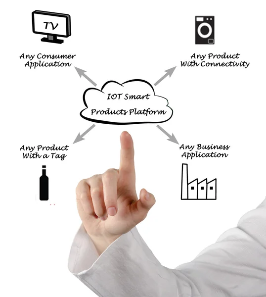 Iot 스마트 제품 플랫폼 — 스톡 사진