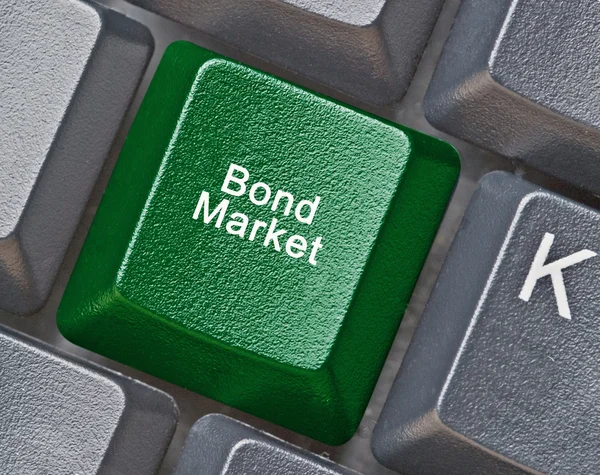Key for bond market — Stock Photo, Image