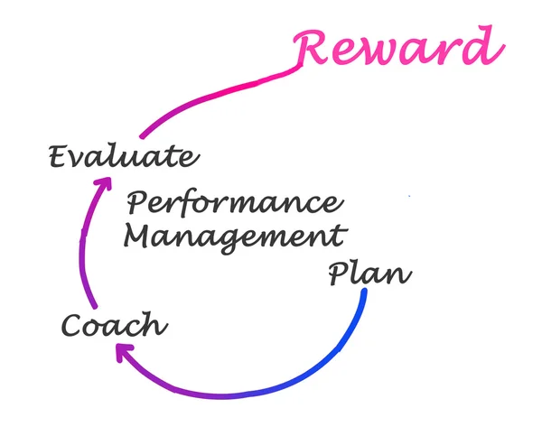 Diagramme de la gestion du rendement — Photo