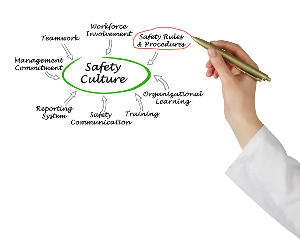 Diagram of Safety Culture — Stock Photo, Image