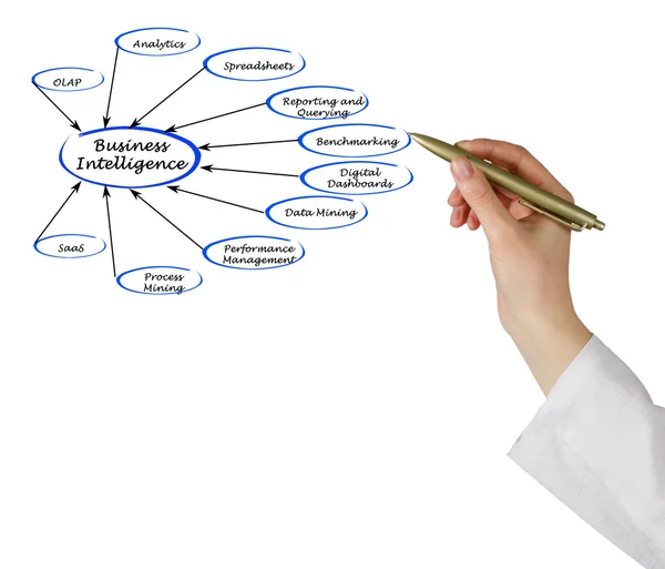 Diagramme de Business Intelligence — Photo