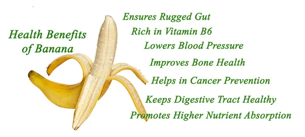 Beneficios para la salud de los plátanos —  Fotos de Stock