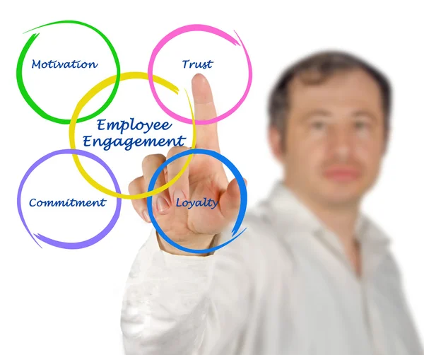 Diagram of Employee Engagement — Stock Photo, Image