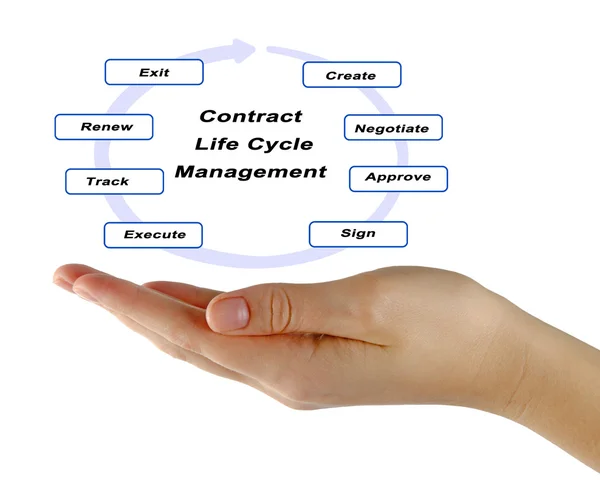 Kontrakt Life Cycle Management — Stockfoto