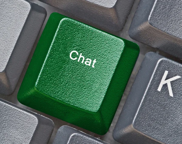 Hotkey für den Chat — Stockfoto