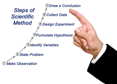 Diagram of  Scientific Method clipart