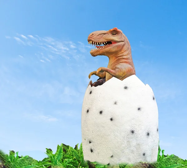 Yumurta dinozor yakın çekim — Stok fotoğraf