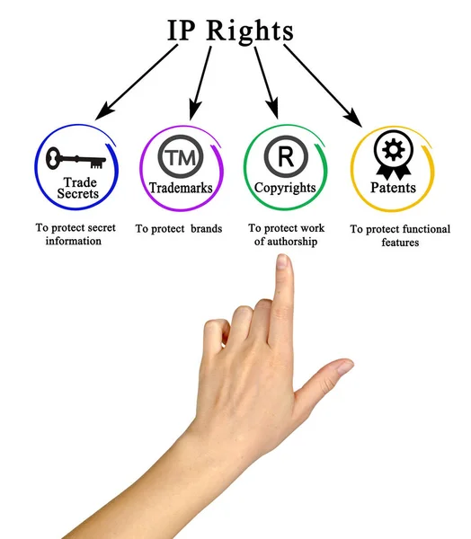 Skydd Immateriella Rättigheter — Stockfoto