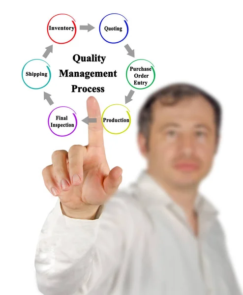 Components Quality Management Process — Stock Photo, Image